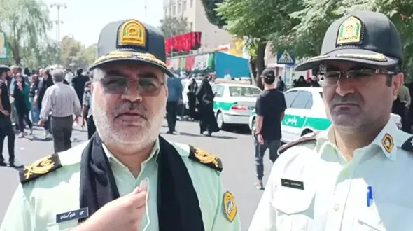 استقرار مأموران پلیس آگاهی در مسیرهای راهپیمایی جاماندگان 