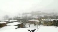  بارش برف در ارتفاعات تالش در 25 اردیبهشت 1402
