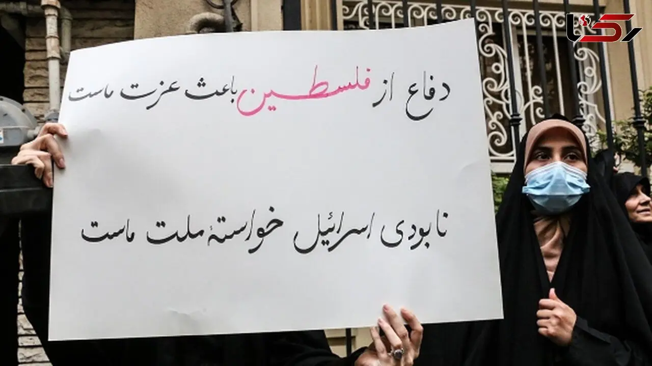 تجمع معترضان در مقابل سفارت مجارستان در تهران + تصاویر