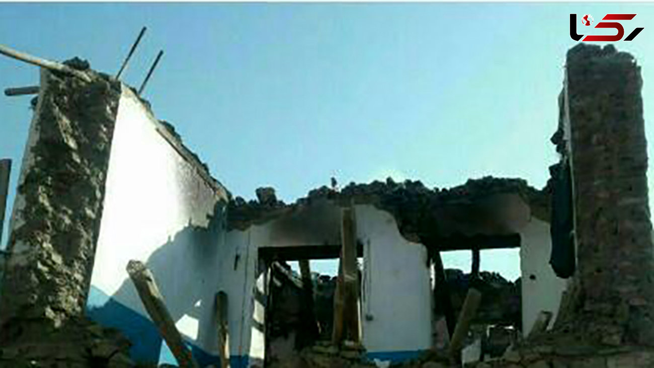 ویرانی کامل یک خانه در انفجار گاز + عکس باورنکردنی