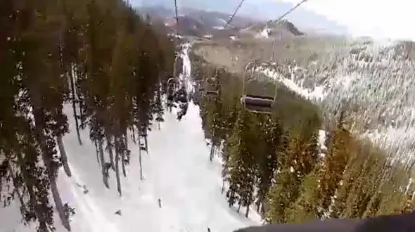 تله کابین باعث سقوط مرد شد + فیلم