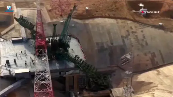 جزئیات آسیب به سکوی پرتاب بایکونور بعد از پرتاب سایوز / فیلم