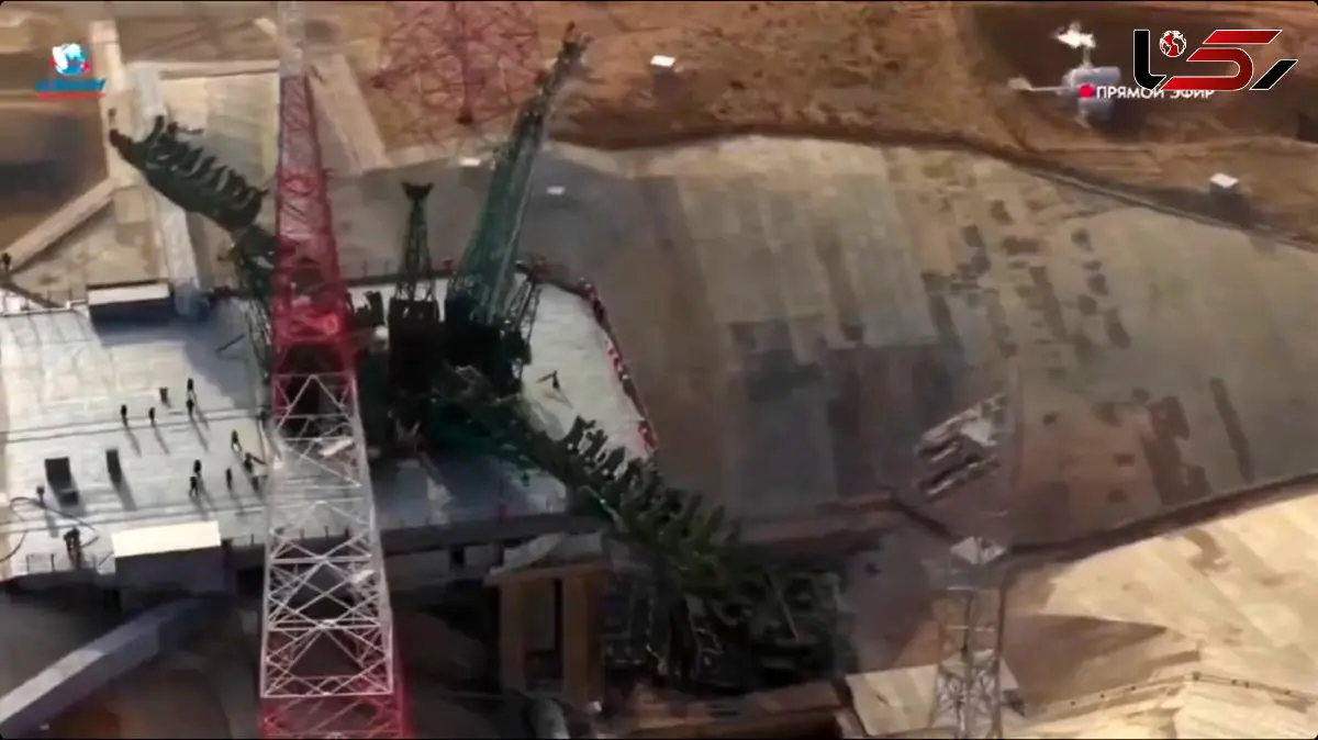 جزئیات آسیب به سکوی پرتاب بایکونور بعد از پرتاب سایوز / فیلم