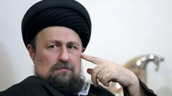 گپ و گفت سید حسن خمینی با همسر و فرزندان زهرا شجاعی + عکس