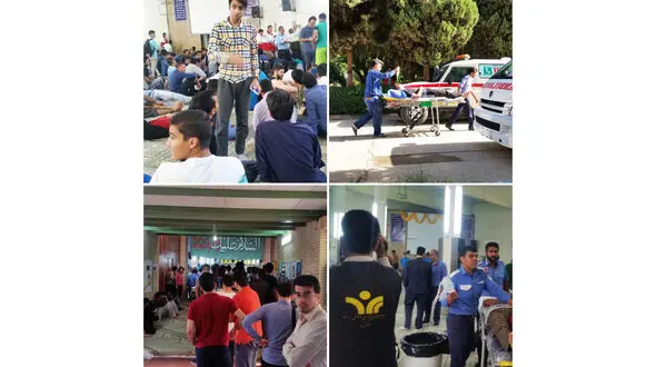تعداد دانشجویان مسموم دانشگاه یزد به 360 نفر افزایش یافت +عکس