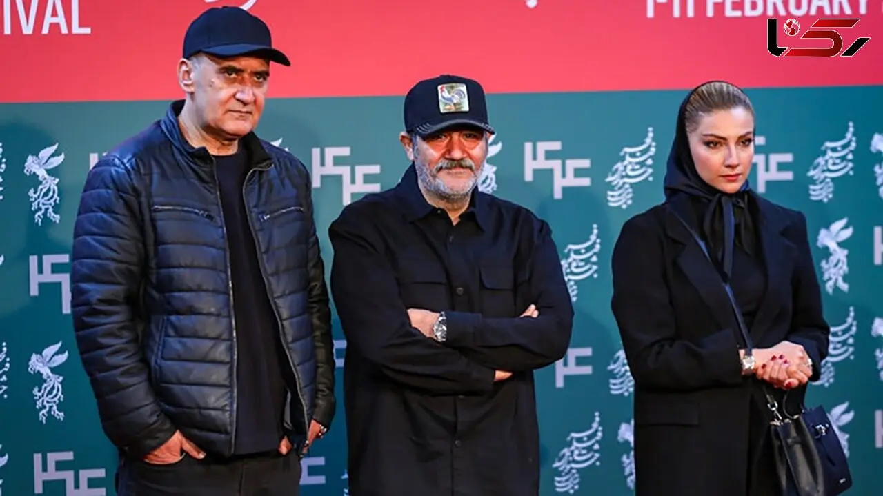 عکس ها/ تیپ و استایل بازیگران ایرانی فیلم سینمایی «غوطه ور» در اولین روز از جشنواره فیلم فجر/ لباس سرتاپا مشکی مهران غفوریان و محیا دهقانی 