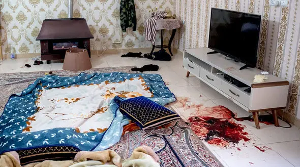 فیلم بازسازی صحنه قتل عام خانوادگی کرمانشاه / قاتل خونسرد بود + عکس