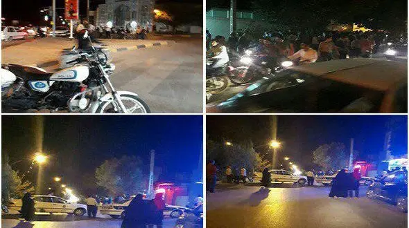 اولین عکس از عملیات خنثی سازی بمب در مجاورت خانه پدر شهید حججی