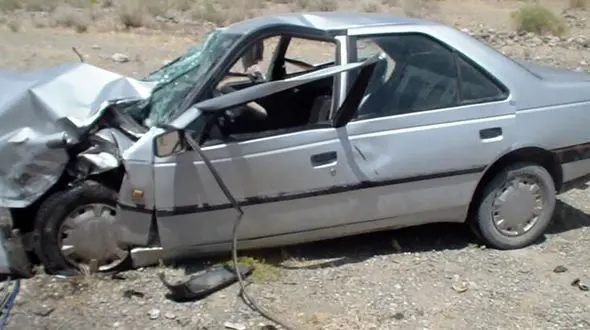 مرگ هولناک 3 جوان در تصادف پژو با تریلی در جاده نی ریز