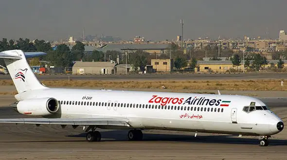 فرود اضطراری هواپیمای کرمان_نجف+علت