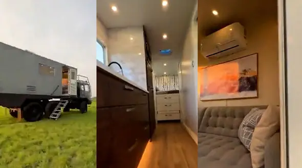 ببینید / زندگی لاکچری  داخل ماشین+ فیلم 