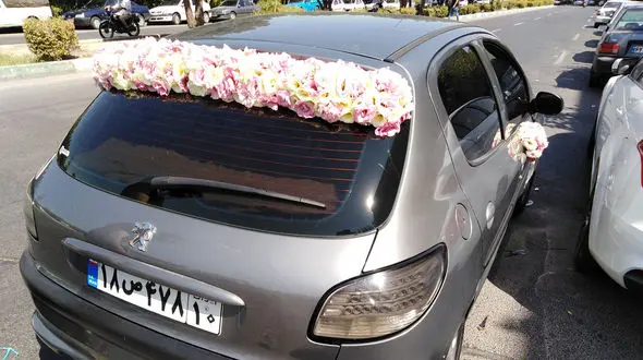 فیلم وحشتناک از تصادف با ماشین عروس و داماد / با دیدن این فیلم شوکه می شوید