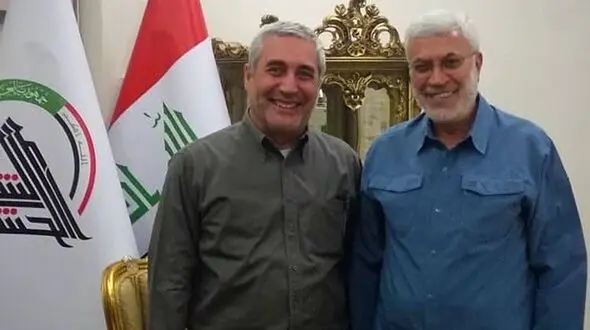 
دیدار حاتمی‌کیا با فرمانده حشد الشعبی عراق
