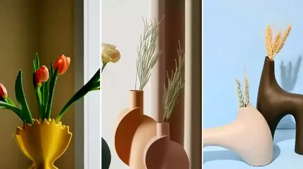 گلدان‌ های فانتزی شیک برای تغییر دکور خانه + عکس