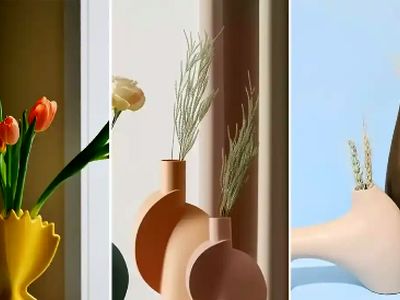 گلدان‌ های فانتزی شیک برای تغییر دکور خانه + عکس