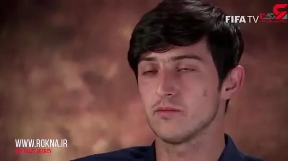 گفتگو تصویری با سردار آزمون قبل از بازی با مراکش! +فیلم