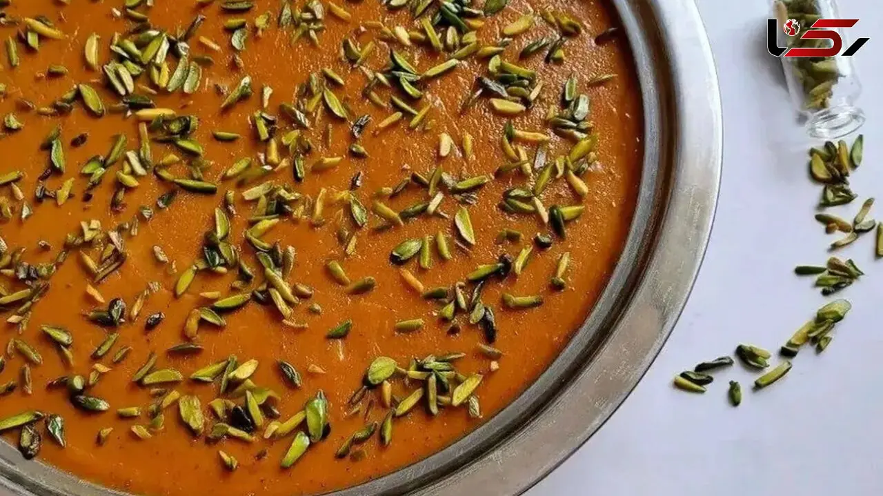 طرز تهیه حلوا کاراملی + فیلم