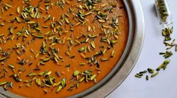 طرز تهیه حلوا کاراملی + فیلم