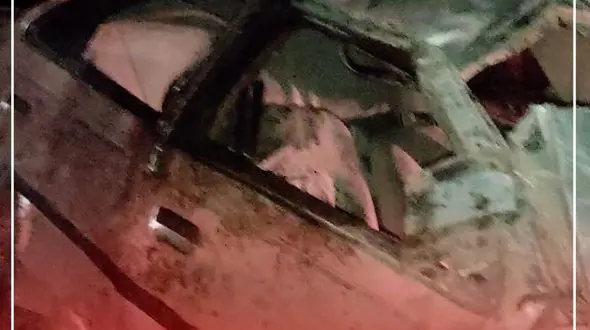 واژگونی مرگبار پژو 405 در محور نیشابور _ اسحاق آباد 