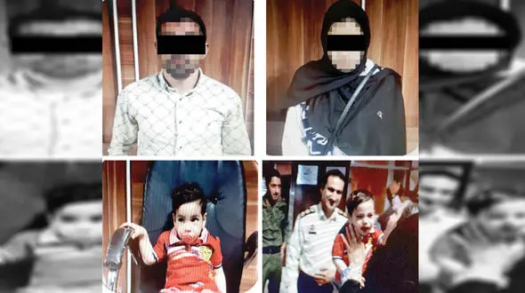زن و شوهر جوان کودک یزدی را از حرم دزدیدند تا پدر و مادرش باشند / جزئیات عملیات پلیس مشهد + عکس