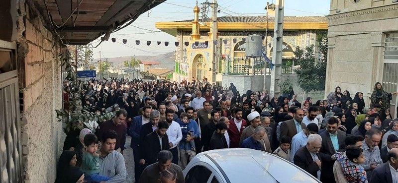 گزارش تصویری استقبال از زائر گمشده امیرمحمد نوچمنی زائر اربعین حسینی در زادگاهش 