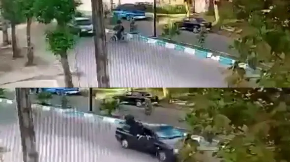 عکس دلخراش از تصادف هولناک دانش آموز دوچرخه سوار با پراید در گیلان / حال پسر دانش آموز وخیم است + جزییات