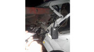 عملیات یک ساعته برای رهاسازی جسد راننده ایسوز در یزد + عکس