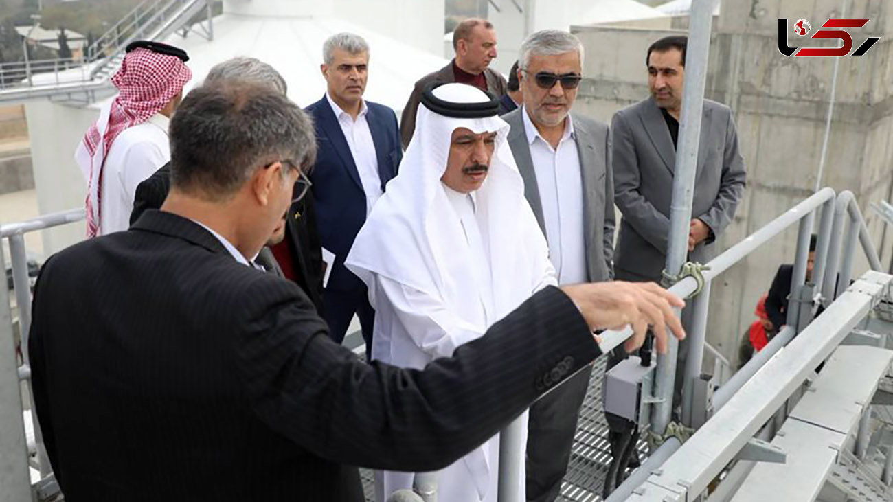 سفیر عربستان از پروژه تصفیه‌ خانه فاضلاب غرب تهران بازدید کرد