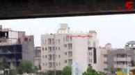 فیلم لحظه خودکشی روی پل جمهوری مشهد / ببینید مردم چه کردند؟  +فیلم