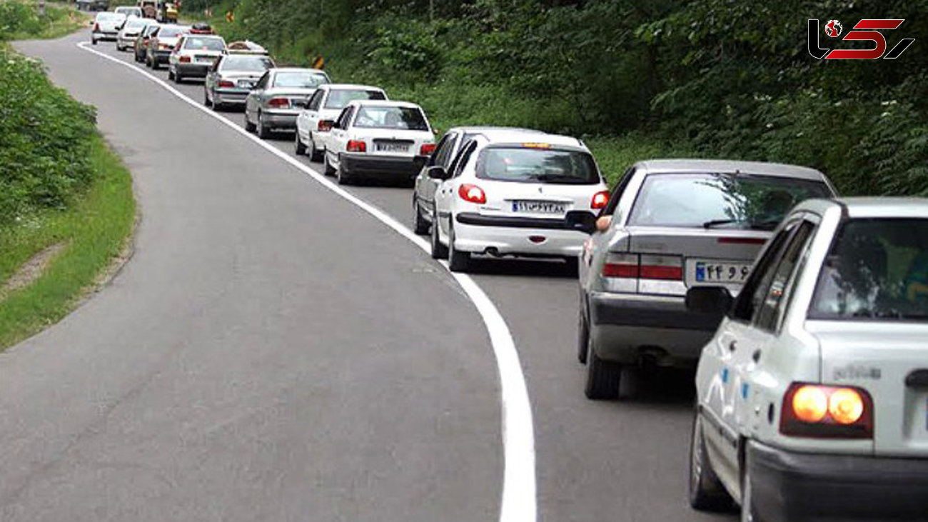 ترافیک مردم را در جاده های مازندران معطل کرد 