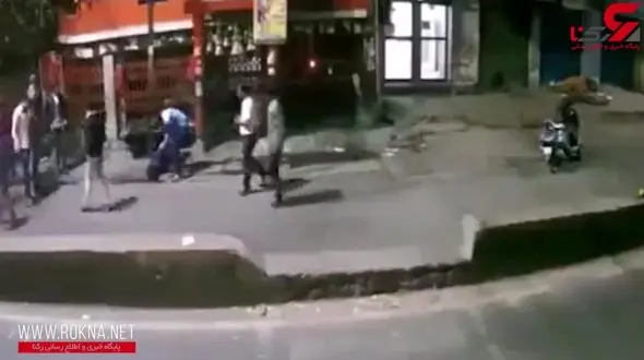 موتورسوار بعد از تصادف با دیوار در دم جان داد+ فیلم 16+