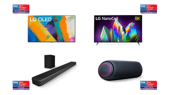 برای نهمین بار تلویزیون‌های OLED ال‌جی برنده شدند