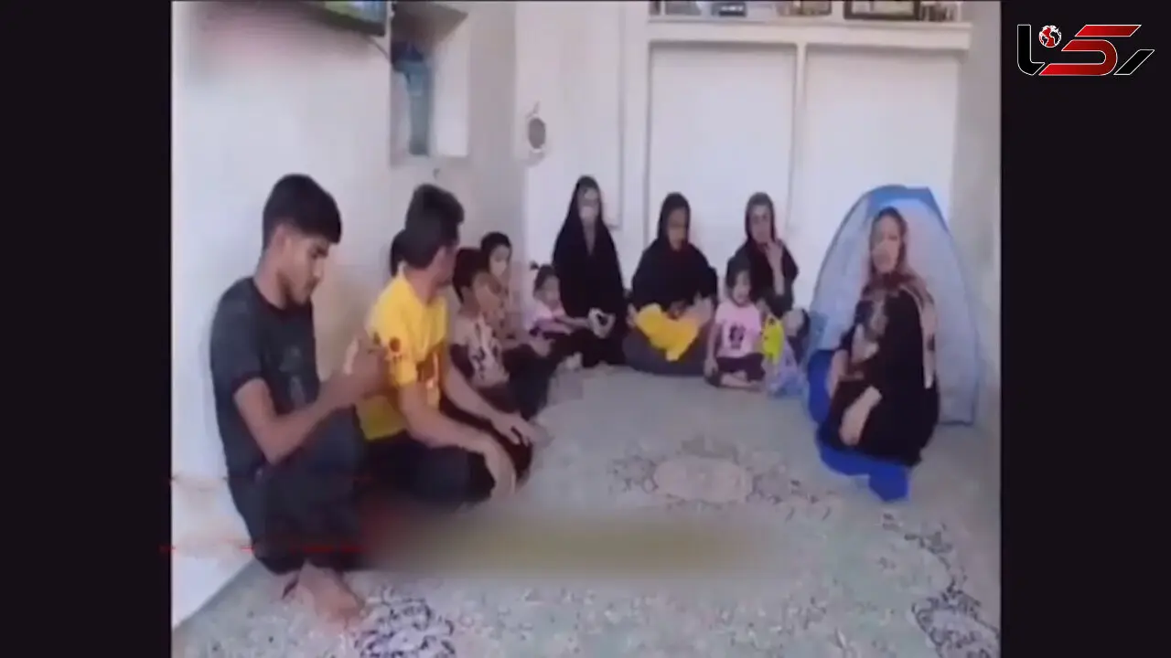 فیلم زوجی که بیشتر از یک تیم فوتبال بچه دارند / با یک نیسان آبی خرجشان در می آید !