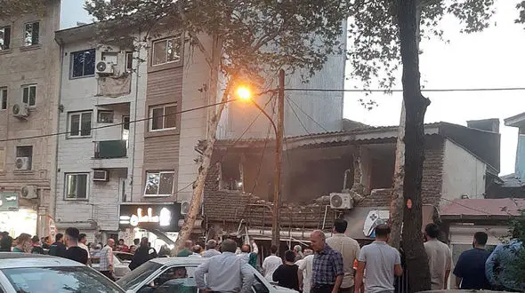 8 مصدوم در انفجار وحشتناک مغازه طلافروشی در رشت + فیلم