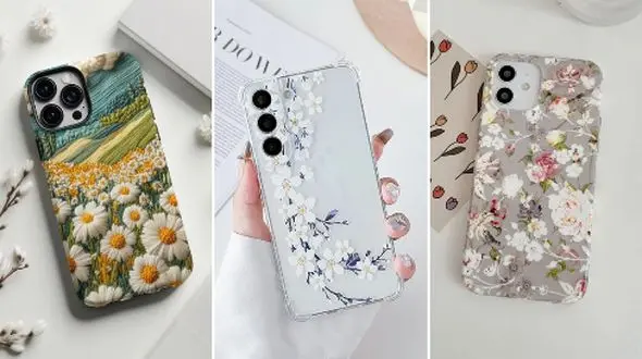 قاب گوشی طرح بابونه: انتخابی شیک و مقاوم برای استایل شما + عکس