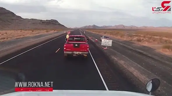 تصادف مرگبار در اتوبان + فیلم و عکس