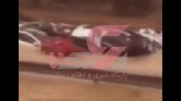 فیلم وحشت آور از سیل مرگبار اسپاینا / خودروها روی هم پرس شدند