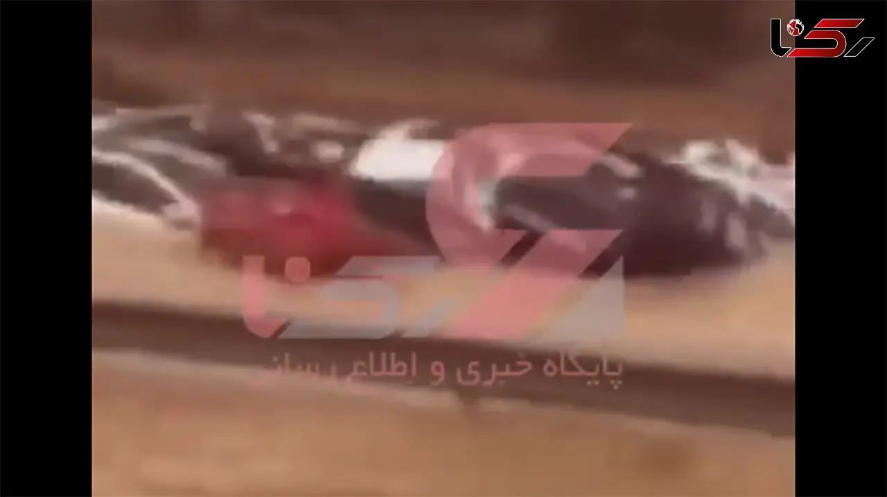 فیلم وحشت آور از سیل مرگبار اسپاینا / خودروها روی هم پرس شدند