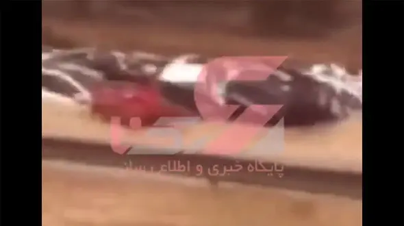 فیلم وحشت آور از سیل مرگبار اسپاینا / خودروها روی هم پرس شدند
