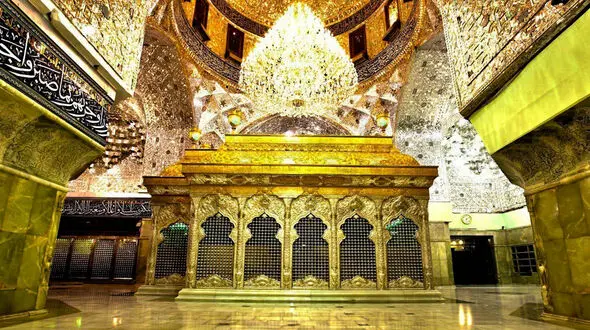 تزئین حرم امام حسین (علیه السلام) به مناسبت ماه شعبان + فیلم