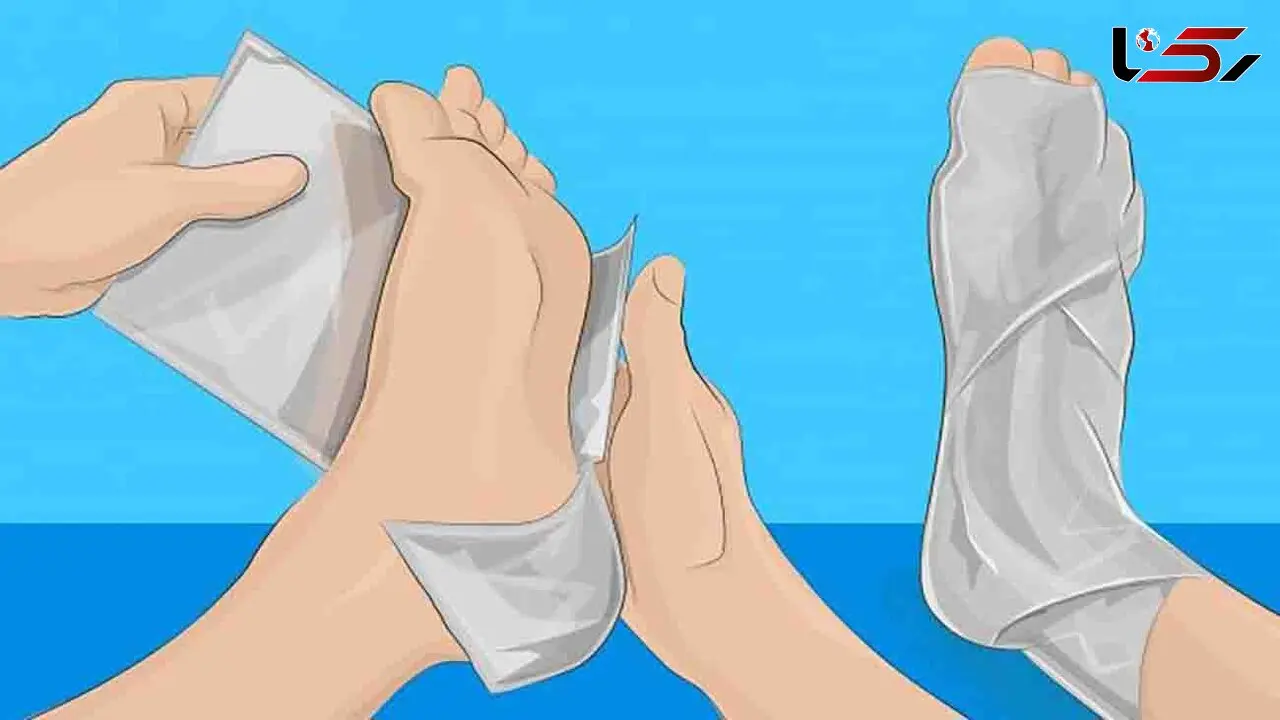 پاهای خود را با فویل آلومینیومی بپیچید و چند ساعت بعد، نتیجه خارق‌العاده‌است!