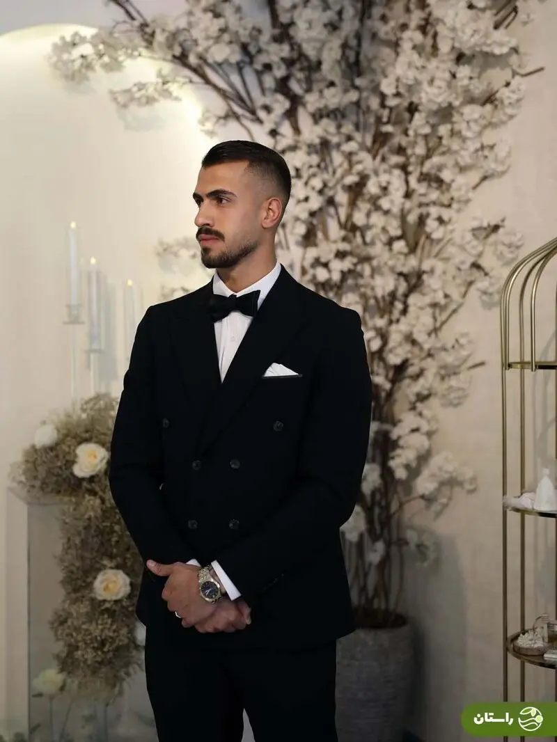(عکس) دروازه‌بان پرسپولیس داماد شد