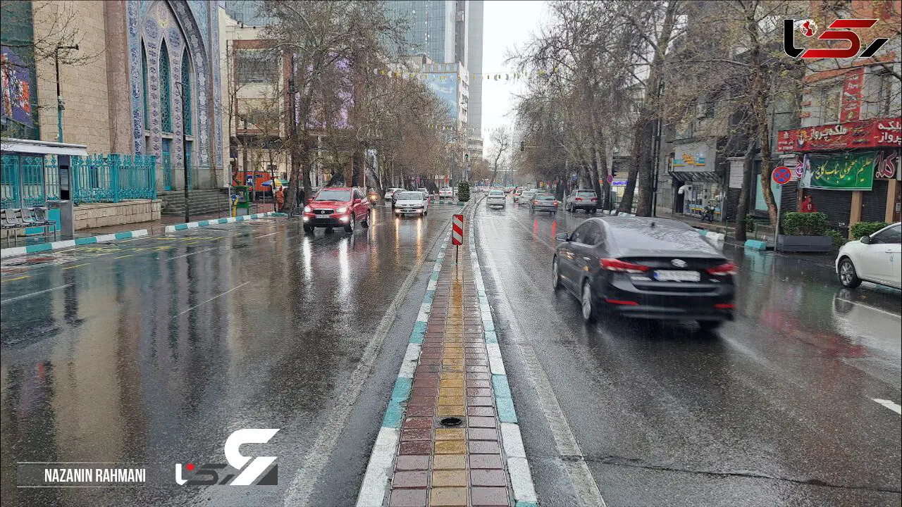 وزش باد شدید و رگبار در تهران