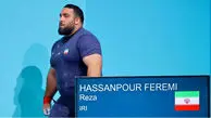 حسن پور در یک‌ضرب وزنه برداری چهارم شد