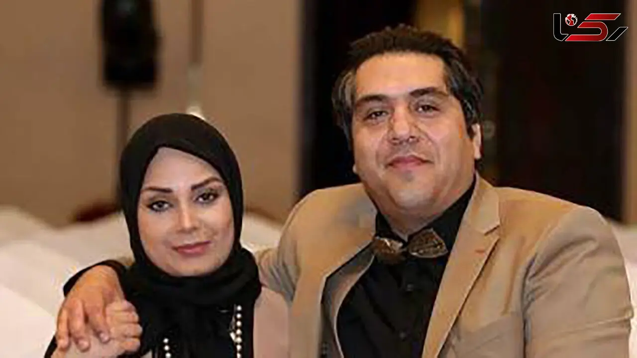 عاشقانه خانم مجری با همسرش+عکس