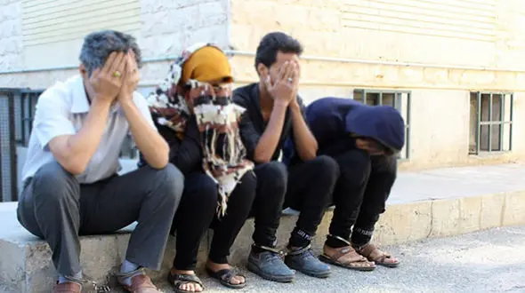 یک زن و 3 مرد بیرجند را به هم ریخته بودند+ عکس
