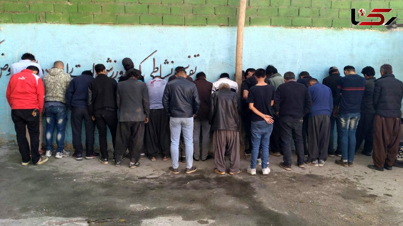 دستگیری فرد هنجارشکن و جمع‌آوری 30 معتاد متجاهر در بوکان