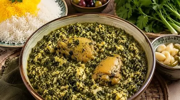 طرز تهیه ترشی تره گیلانی با مرغ؛ غذای خوش‌ عطر و ترش شمالی با فوت‌ و فن‌ های اصیل