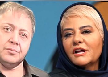 چیدمان میز عصرونه خوشرنگ و خوشمزه رابعه اسکویی و مازیار لرستانی در یک رستوران شیک و خودمونی
