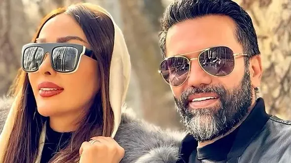 نیکبخت از ماشین لاکچری آبی رنگش رونمایی کرد! / لاکچری بازی آقای فوتبالیست تمامی ندارد!